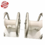 DÜZ TİP KABLO MAKARASI (SAC AYAKLI) - Görsel 2