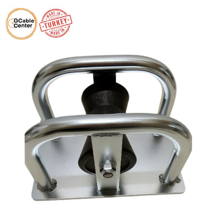 DÜZ TİP KABLO MAKARASI (SAC AYAKLI) - Görsel 2