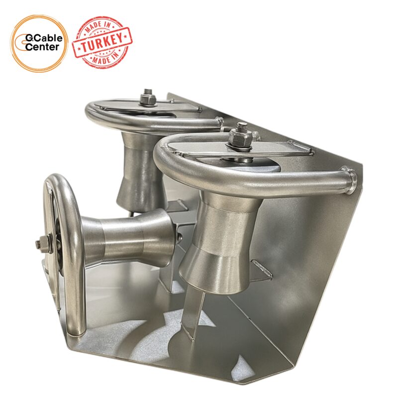 Corner Type Cable Roller Ground Plate