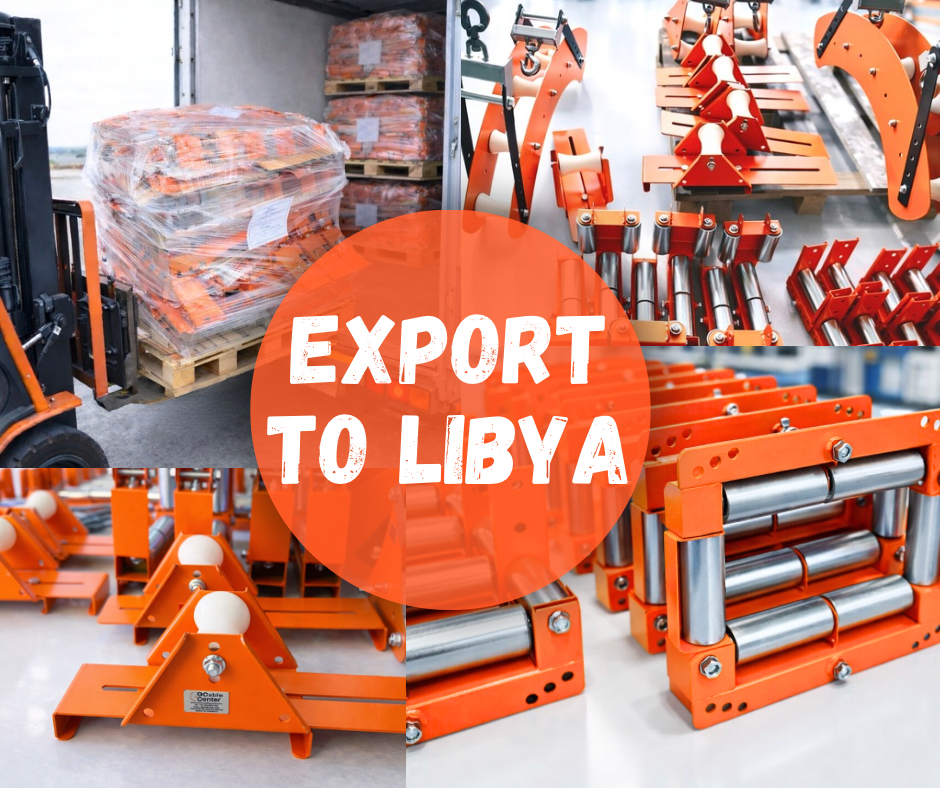 EXPORT COMPLETED TO LIBYA — CABLE INSTALLATION EQUIPMENT FROM TÜRKİYE