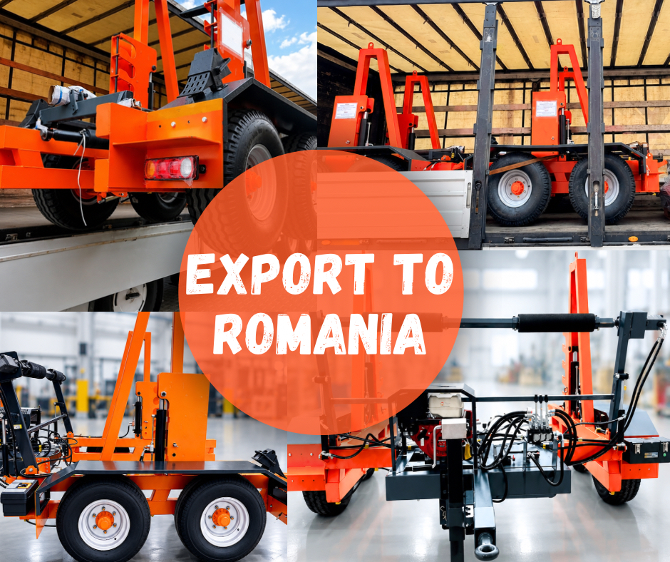 10 Ton Full Hydraulic Cable Drum Trailers Exported to Romania